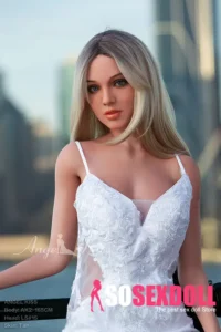 165cm 5ft4 Bridal Gown Style Sex Dolls Elegant White Dress Sex Dolls