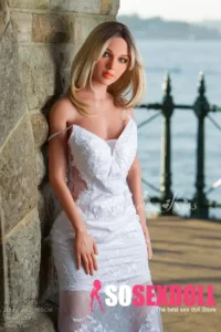 165cm 5ft4 Bridal Gown Style Sex Dolls Elegant White Dress Sex Dolls