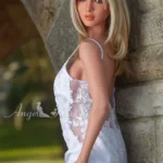 165cm 5ft4 Bridal Gown Style Sex Dolls Elegant White Dress Sex Dolls