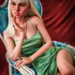 165cm 5ft4 Elegant Green Dress Sex Dolls Luxury Evening Outfit Sex Dolls