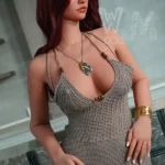 165cm 5ft5 Silicone E Cup Chest Hourglass Shape Sex Doll #SS167 Head