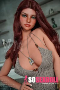 165cm 5ft5 Silicone E Cup Chest Hourglass Shape Sex Doll #SS167 Head