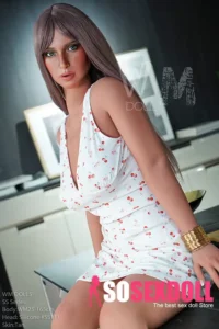 165cm 5ft5 Silicone E Cup Chest Hourglass Shape Sex Doll #SS167 Head