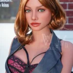 166cm 5ft5 Silicone Round Chest Willowy Frame Brown Sex Doll #SS194 Head