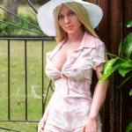168cm 5ft5 Summer Hat Style Sex Dolls Elegant Outdoor Dress Sex Dolls