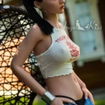 175cm 5ft7 Crop Top Outdoor Sex Dolls Denim Shorts Summer Sex Dolls