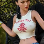 175cm 5ft7 Crop Top Outdoor Sex Dolls Denim Shorts Summer Sex Dolls