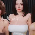 175cm 5ft7 Elegant Curvy Body Sex Dolls Minimal White Outfit Sex Dolls