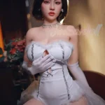 175cm 5ft7 White Corset Lingerie Sex Dolls Fantasy Bride Style Sex Dolls
