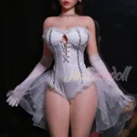 175cm 5ft7 White Corset Lingerie Sex Dolls Fantasy Bride Style Sex Dolls