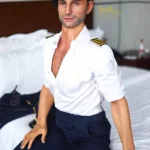 Silicone Athletic Confident Pilot Realistic Male Sex Doll