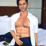 Silicone Athletic Confident Pilot Realistic Male Sex Doll