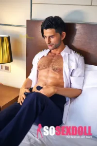 Silicone Athletic Confident Pilot Realistic Male Sex Doll