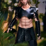 Silicone Muscular Bold Outdoor Forest Warrior Sex Doll