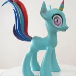 46cm 1ft5 Silicone Light Blue Castle Horse Pony Sex Doll