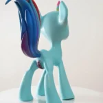 46cm 1ft5 Silicone Light Blue Castle Horse Pony Sex Doll