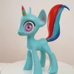 46cm 1ft5 Silicone Light Blue Castle Horse Pony Sex Doll