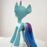 46cm 1ft5 Silicone Light Blue Castle Horse Pony Sex Doll