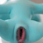 46cm 1ft5 Silicone Light Blue Castle Horse Pony Sex Doll