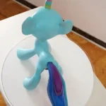 46cm 1ft5 Silicone Light Blue Castle Horse Pony Sex Doll