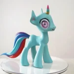 46cm 1ft5 Silicone Light Blue Castle Horse Pony Sex Doll