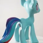 46cm 1ft5 Silicone Light Blue Castle Horse Pony Sex Doll