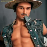 Muscular Cowboy Fantasy Male Torso Sex Doll