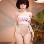 146cm 4ft8 TPE B Cup Slim Body Short Hair Sex Doll #296 Head