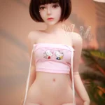 146cm 4ft8 TPE B Cup Slim Body Short Hair Sex Doll #296 Head
