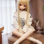 146cm 4ft8 TPE Lush Bust Blonde Hair Sex Doll #Y001 Head