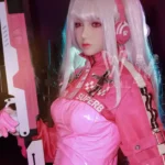 154cm 5ft1 TPE Anime Small Chest Silver Hair Sex Doll #454 Head