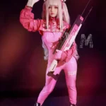 154cm 5ft1 TPE Anime Small Chest Silver Hair Sex Doll #454 Head