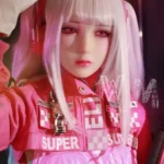 154cm 5ft1 TPE Anime Small Chest Silver Hair Sex Doll #454 Head
