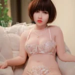 154cm 5ft1 TPE Petite Chest Slender Brunette Sex Doll #448 Head