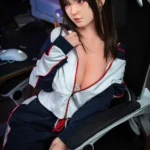 Slim Innocent Baby Doll Gamer Girl Desk Sex Doll
