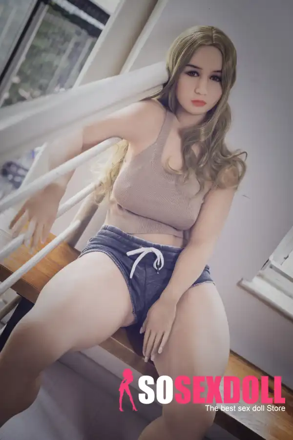 156cm 5ft2 TPE Small Chest Thick Butt Black Hair Sex Doll #156 Head A