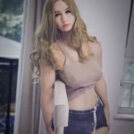 156cm 5ft2 TPE Small Chest Thick Butt Black Hair Sex Doll #156 Head A