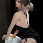 164cm 5ft4 Silicone F Cup Thick Figure Brunette Love Doll #SG6 Head