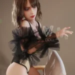 164cm 5ft4 TPE Busty Brunette Blue Eyes Temptress Sex Doll #242 Head