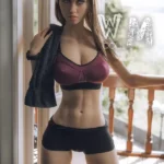 164cm 5ft4 TPE D Cup Toned Body brunette Sex Doll#162 Head