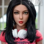 164cm 5ft4 TPE Full Bust Muscular Body Raven Hair Sex Doll #471 Head C