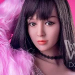 166cm 5ft5 TPE C Cup Slim Figure Raven Hair Sex Doll #253 Head