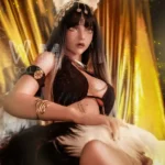 166cm 5ft5 TPE Cleopatra C Cup Plump Figure Black Hair Sex Doll #432 Head