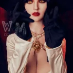 169cm 5ft6 TPE Chubby Chest Big Hips Black Hair Sex Doll #159 Head