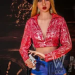 172cm 5ft6 TPE Cowgirl Petite Chest Slender Blonde Hair Sex Doll #336 Head