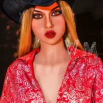 172cm 5ft6 TPE Cowgirl Petite Chest Slender Blonde Hair Sex Doll #336 Head