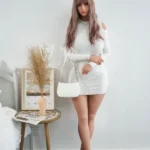 175cm 5ft7 TPE D Cup Chest Big Ass Brown Hair Sex Doll #56 Head