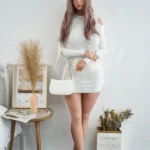 175cm 5ft7 TPE D Cup Chest Big Ass Brown Hair Sex Doll #56 Head