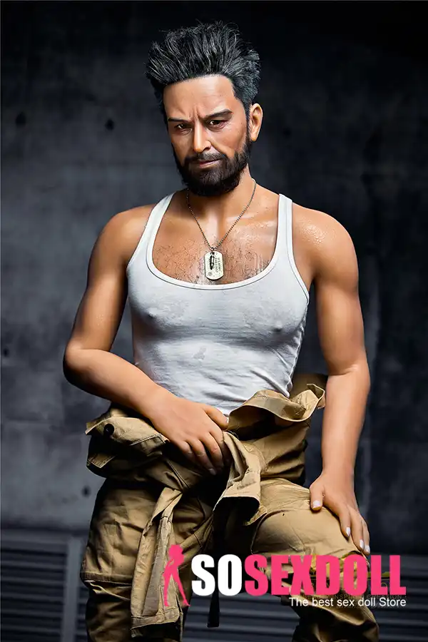 Athletic Mature Rugged Male Companion Sex Doll