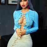 164cm 5ft38 TPE Curvy Urban Lace Up Style Realistic Sex Doll